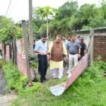 गणेश जोशी ने सिंचाई विभाग को गुणवत्ता के साथ पुश्ता निर्माण के निर्देश दिए